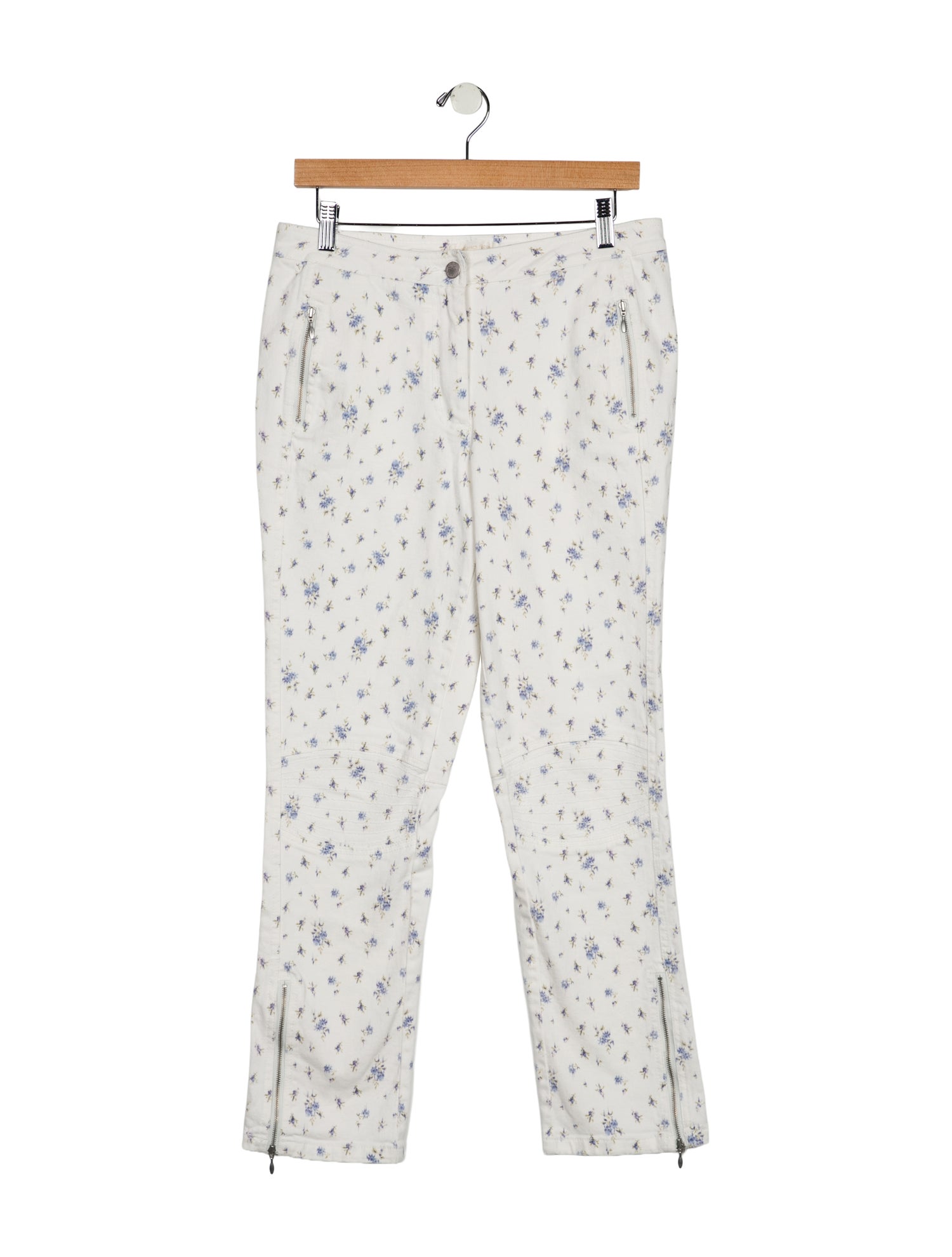 LoveShackFancy Mid-Rise Straight Leg Jeans